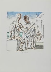 DE CHIRICO GIORGIO (1888 - 1978) - GLI ARCHEOLOGI