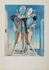 DE CHIRICO GIORGIO (1888 - 1978) - ETTORE E ANDROMACA