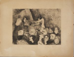 GOERG EDOUARD (1893 - 1969) - SCENE DE CABARET.