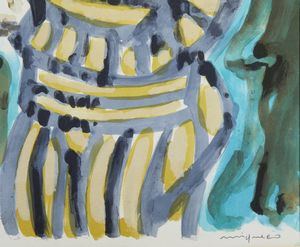 MIGNECO GIUSEPPE (1908 - 1997) : SENZA TITOLO.  - Asta Asta 448 | GRAFICA MODERNA, FOTOGRAFIA E MULTIPLI D'AUTORE Virtuale - Associazione Nazionale - Case d'Asta italiane