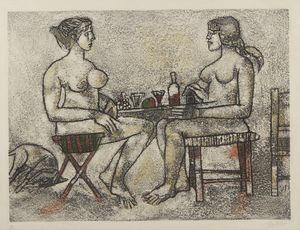 GENTILINI FRANCO (1909 - 1981) - BANCHETTO