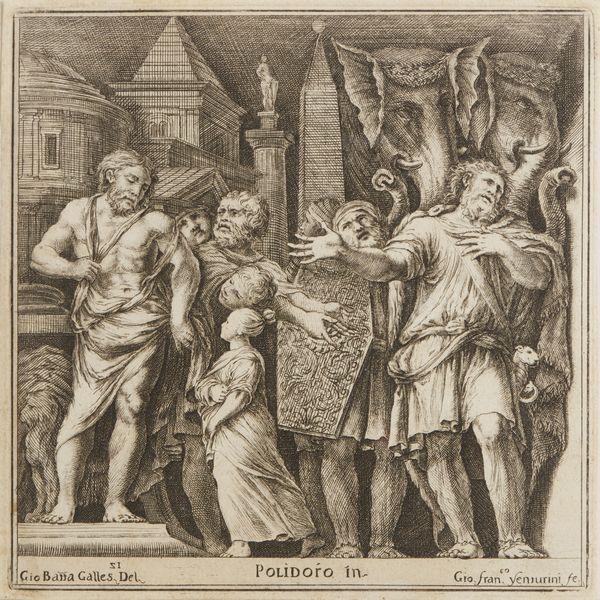 CALDARA POLIDORO, DETTO POLIDORO DA CARAVAGGIO (1497 - 1543) : Da. Gruppo di figure ed elefante  - Asta Asta 449 | ARTE ANTICA E DEL XIX SECOLO Virtuale - Associazione Nazionale - Case d'Asta italiane