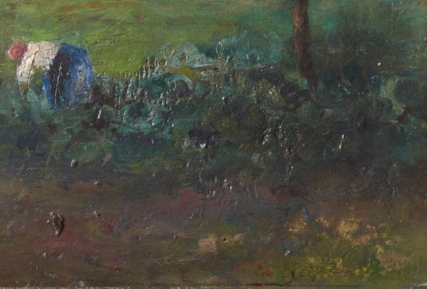 ARTISTA ITALIANO DEL XIX-XX SECOLO : Paesaggio in campagna  - Asta Asta 449 | ARTE ANTICA E DEL XIX SECOLO Virtuale - Associazione Nazionale - Case d'Asta italiane