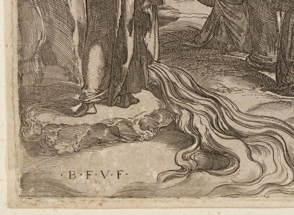 BATTISTA FRANCO (1510 - 1561) : Da. Mos fa scaturire l'acqua dalla roccia  - Asta Asta 449 | ARTE ANTICA E DEL XIX SECOLO Virtuale - Associazione Nazionale - Case d'Asta italiane