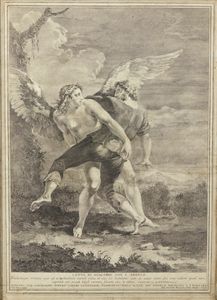 MONACO PIETRO (1707 - 1772) - Lotta di Giacobbe con l'angelo