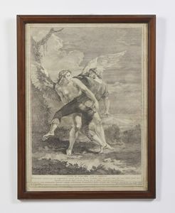 MONACO PIETRO (1707 - 1772) : Lotta di Giacobbe con l'angelo  - Asta Asta 449 | ARTE ANTICA E DEL XIX SECOLO Virtuale - Associazione Nazionale - Case d'Asta italiane