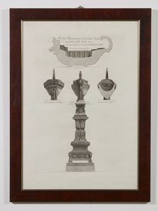 PIRANESI GIOVANNI BATTISTA (1720 - 1778) : Profilo di nave antica in marmo  - Asta Asta 449 | ARTE ANTICA E DEL XIX SECOLO Virtuale - Associazione Nazionale - Case d'Asta italiane