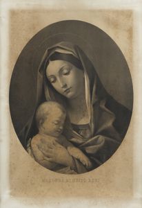 GUADAGNINI ANACLETO (1832 - 1919) - Madonna di Guido Reni