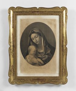 GUADAGNINI ANACLETO (1832 - 1919) : Madonna di Guido Reni  - Asta Asta 449 | ARTE ANTICA E DEL XIX SECOLO Virtuale - Associazione Nazionale - Case d'Asta italiane
