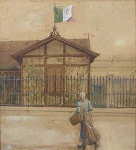 SALA PAOLO (1859 - 1924) - Il mercato di Milano