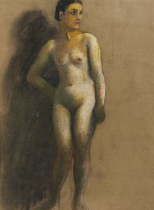 BETTINELLI MARIO GIUSEPPE (1880 - 1953) - Nudo femminile stante