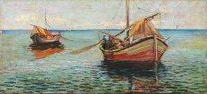 ARTISTA ITALIANO DEL XIX SECOLO - Pescherecci