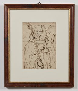 ARTISTA DELL'ITALIA SETTENTRIONALE DEL XVII SECOLO : San Bruno  - Asta Asta 449 | ARTE ANTICA E DEL XIX SECOLO Virtuale - Associazione Nazionale - Case d'Asta italiane