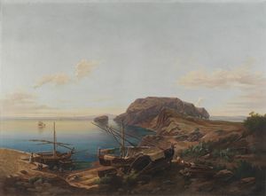 DONNINI EMILIO (1809 - 1886) - Marina dell'Elba
