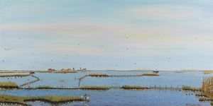 ZIN ALFIO (n. 1940) - Veduta lagunare