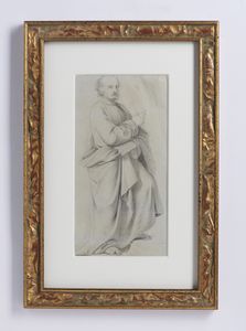 ARTISTA DEL XIX SECOLO : Figura di profeta o filosofo  - Asta Asta 449 | ARTE ANTICA E DEL XIX SECOLO Virtuale - Associazione Nazionale - Case d'Asta italiane