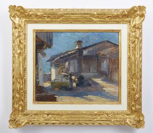 MILESI ALESSANDRO (1856 - 1945) : Contadina alla fontana  - Asta Asta 449 | ARTE ANTICA E DEL XIX SECOLO Virtuale - Associazione Nazionale - Case d'Asta italiane