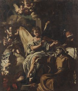 ARTISTA DEL XVII SECOLO - L'estasi di San Francesco