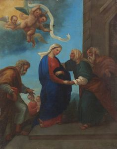 ARTISTA DEL XVIII SECOLO - Visitazione della Beata Vergine Maria