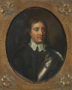 ARTISTA DEL XIX SECOLO - Ritratto di Oliver Cromwell