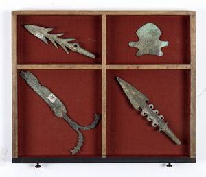 . : Rara collezione composta da 62 bronzi Harappa, Valle dell'Indo.  - Asta Asta 450 | WUNDERKAMMER, CURIOSITIES & ETNOGRAFICA - A GENTLEMAN' S CABINET OF CURIOSITIES Online - Associazione Nazionale - Case d'Asta italiane