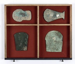 . : Rara collezione composta da 62 bronzi Harappa, Valle dell'Indo.  - Asta Asta 450 | WUNDERKAMMER, CURIOSITIES & ETNOGRAFICA - A GENTLEMAN' S CABINET OF CURIOSITIES Online - Associazione Nazionale - Case d'Asta italiane