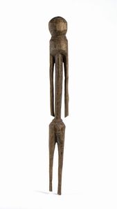 . - Figura di antenato Tchitcheri Moba adoperato in Togo come oggetto votivo portafortuna. Togo, primi anni XX sec.