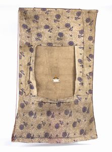 . : Tangka tibetano di ottima fattura, ricamato e dipinto a mano. Tibet, XIX sec.  - Asta Asta 450 | WUNDERKAMMER, CURIOSITIES & ETNOGRAFICA - A GENTLEMAN' S CABINET OF CURIOSITIES Online - Associazione Nazionale - Case d'Asta italiane