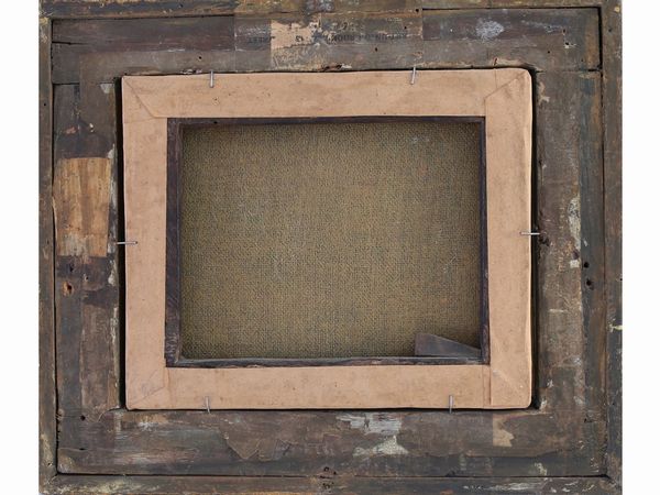 Cerchia di Domenico Brandi : Paesaggi con pastori e gregge di pecore  - Asta Casa Lazzi - parte prima Arredi, dipinti, vetri di Murano, curiosit� - Associazione Nazionale - Case d'Asta italiane