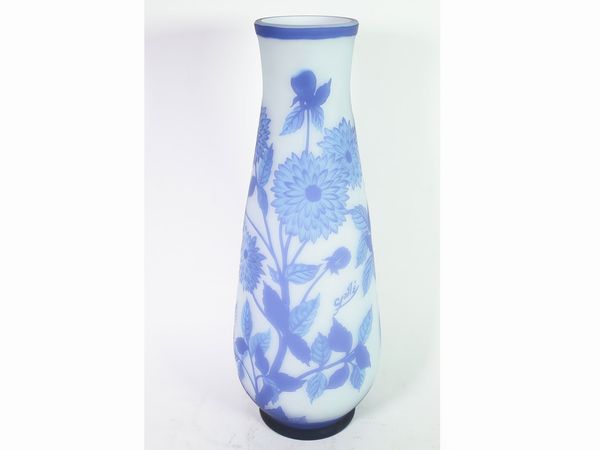 Vaso in vetro  - Asta Casa Lazzi - parte prima Arredi, dipinti, vetri di Murano, curiosit� - Associazione Nazionale - Case d'Asta italiane