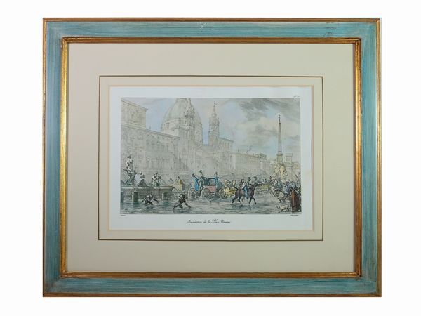 Lotto di grafica  - Asta Casa Lazzi - parte prima Arredi, dipinti, vetri di Murano, curiosit� - Associazione Nazionale - Case d'Asta italiane