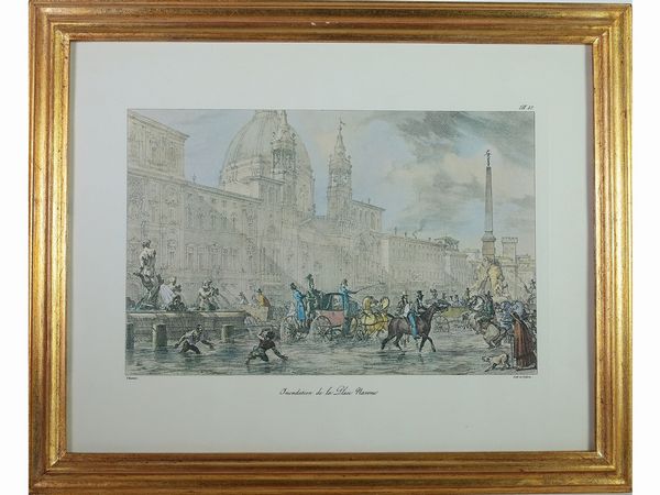 Lotto di grafica  - Asta Casa Lazzi - parte prima Arredi, dipinti, vetri di Murano, curiosit� - Associazione Nazionale - Case d'Asta italiane