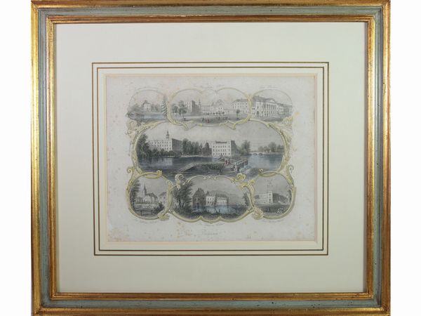 Lotto di grafica  - Asta Casa Lazzi - parte prima Arredi, dipinti, vetri di Murano, curiosit� - Associazione Nazionale - Case d'Asta italiane