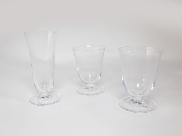 Servito di bicchieri in cristallo  - Asta Casa Lazzi - parte prima Arredi, dipinti, vetri di Murano, curiosit� - Associazione Nazionale - Case d'Asta italiane