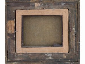 Cerchia di Domenico Brandi : Paesaggi con pastori e gregge di pecore  - Asta Casa Lazzi - parte prima Arredi, dipinti, vetri di Murano, curiosit� - Associazione Nazionale - Case d'Asta italiane