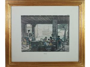 Lotto di grafica  - Asta Casa Lazzi - parte prima Arredi, dipinti, vetri di Murano, curiosit� - Associazione Nazionale - Case d'Asta italiane