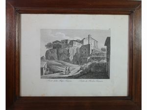 Monumenti romani  - Asta Casa Lazzi - parte prima Arredi, dipinti, vetri di Murano, curiosit - Associazione Nazionale - Case d'Asta italiane