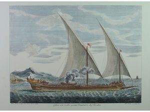 Da Claude Randon (1674-1704) : Vascelli  - Asta Casa Lazzi - parte prima Arredi, dipinti, vetri di Murano, curiosit� - Associazione Nazionale - Case d'Asta italiane