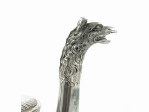 Servizio da t� e caff� in argento  - Asta Casa Lazzi - parte prima Arredi, dipinti, vetri di Murano, curiosit� - Associazione Nazionale - Case d'Asta italiane