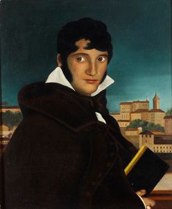 Jean-Auguste-Dominique Ingres, copia da - Ritratto di Franois-Marius Granet