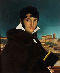 Jean-Auguste-Dominique Ingres, copia da - Ritratto di Fran�ois-Marius Granet