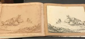 Album con disegni attribuiti a Paolo Domenico Cambiaso  - Asta Dipinti Antichi - Associazione Nazionale - Case d'Asta italiane