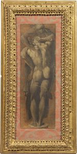 Scuola emiliana del XVII secolo - Studio di nudo