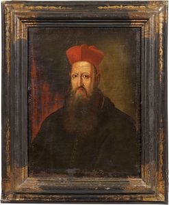 Scuola toscana del XVII secolo - Ritratto di cardinale