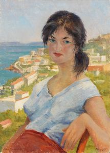 MARIO BORGIOTTI - Ragazza di Ischia