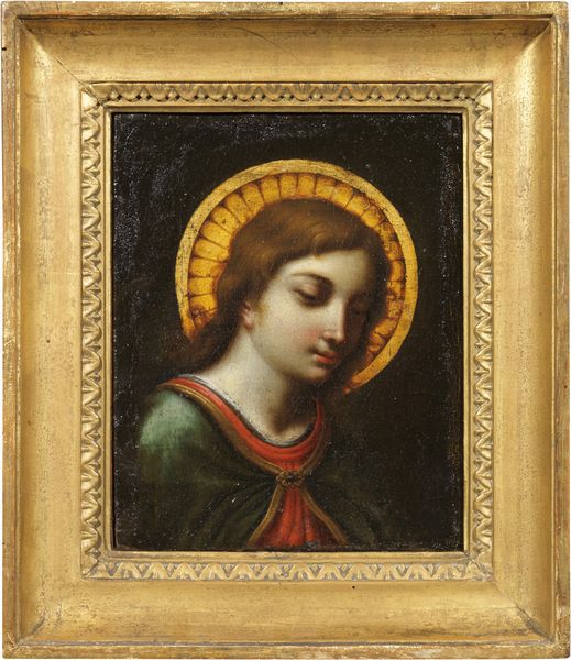 Scuola fiorentina fine XVI secolo : �Angelo annunciante� e �Madonna�  - Asta Dipinti e Sculture del XIX e XX secolo - Associazione Nazionale - Case d'Asta italiane