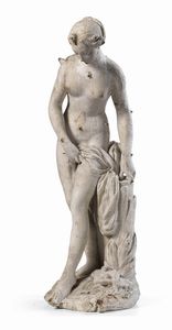 Ignoto scultore del XIX secolo - Nudo femminile alla fonte