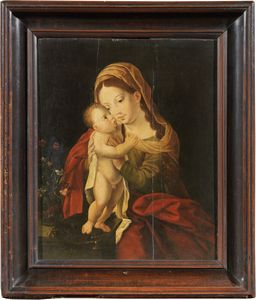 Bernart van Orley (seguace di) - Madonna col Bambino