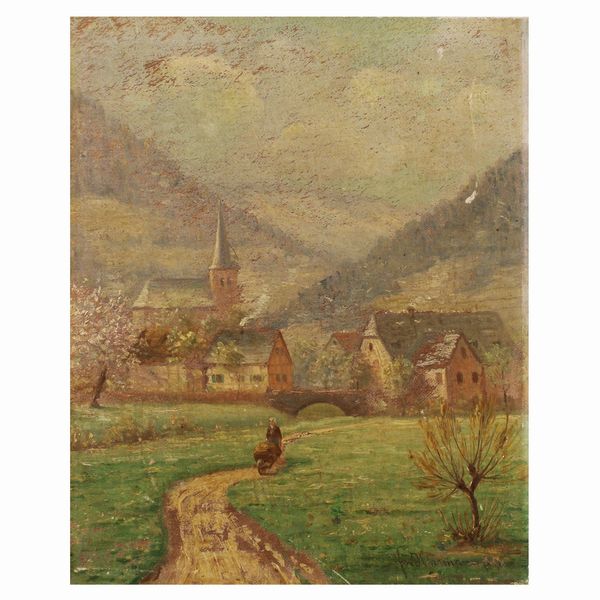 Firma indecifrabile  - Asta Opere del XIX - XX secolo Web Only - Associazione Nazionale - Case d'Asta italiane