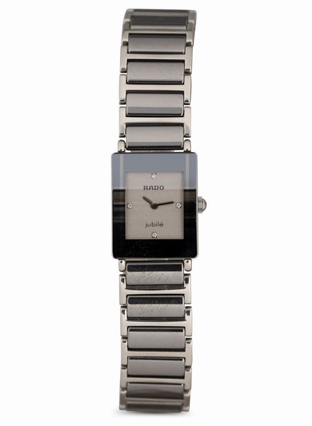 RADO : Jubile in acciaio al quarzo, quadrante grigio Matte 22x18 mm  - Asta Watches - Associazione Nazionale - Case d'Asta italiane